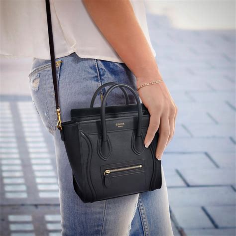 celine nano luggage handbag|celine luggage online shop.